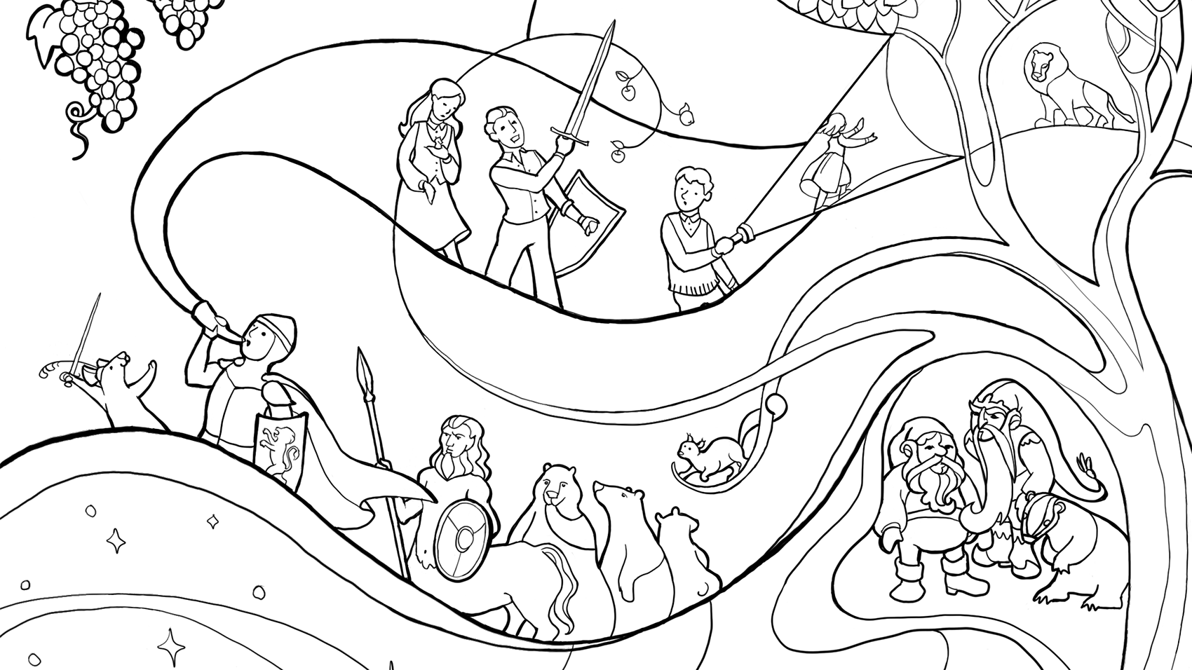 Prince Caspian Coloring Sheet