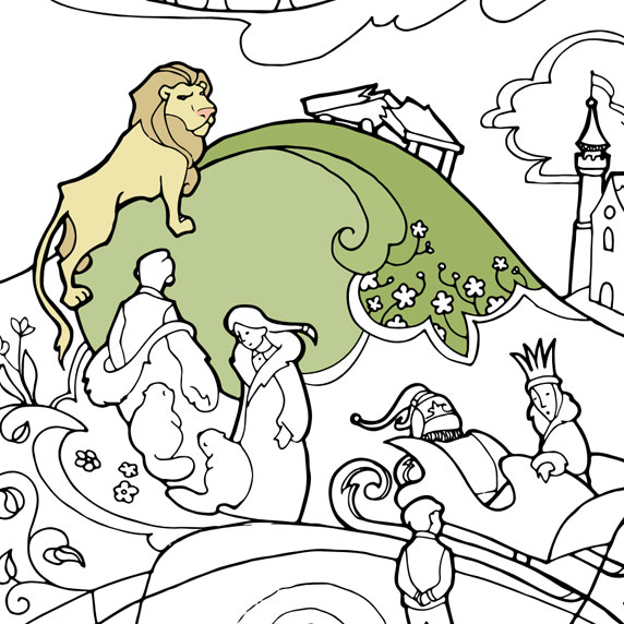 coloring book page